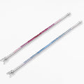 New Arrivals Jewelry 3mm Gradient Color Cubic Zirconia Tennis Bracelets 925 Sterling Silver Jewelry