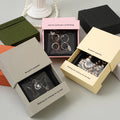 Wholesale Cardboard Paper Jewelry Storage Gift Boxes PE Film Jewelry Drawer Box