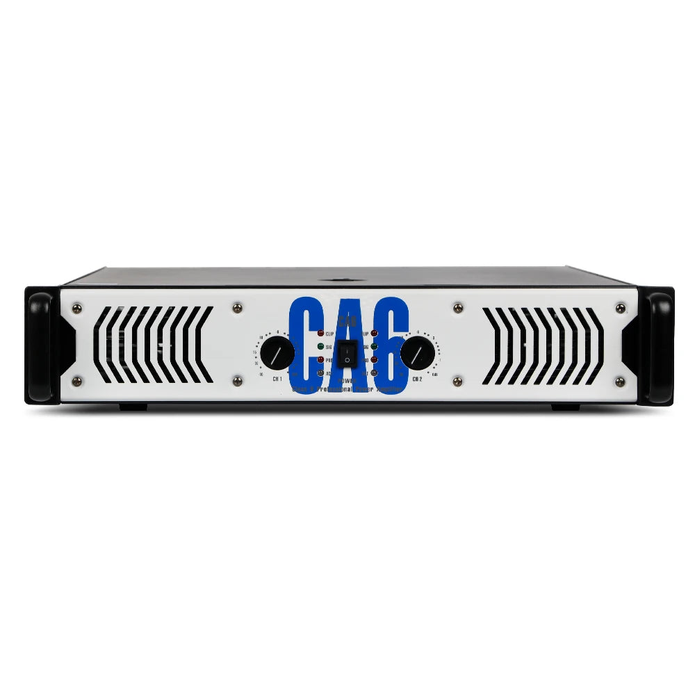 Biner CA6 2u 2ch 500W Professional Power Amplifier for Stage Performance Concert Meeting KTV MegaBDM