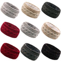 European and American Autumn and Winter Sports Headbands Plus Fleece Knitted Warm Earmuffs