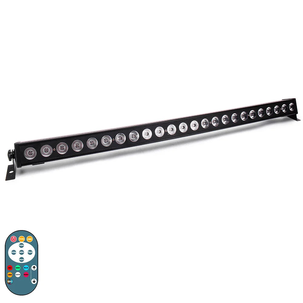 24X3W RGB LED Wall Washer Light Stage Effect Lighting DMX Remote Controller Bar Lights for DJ Wedding Party KTV