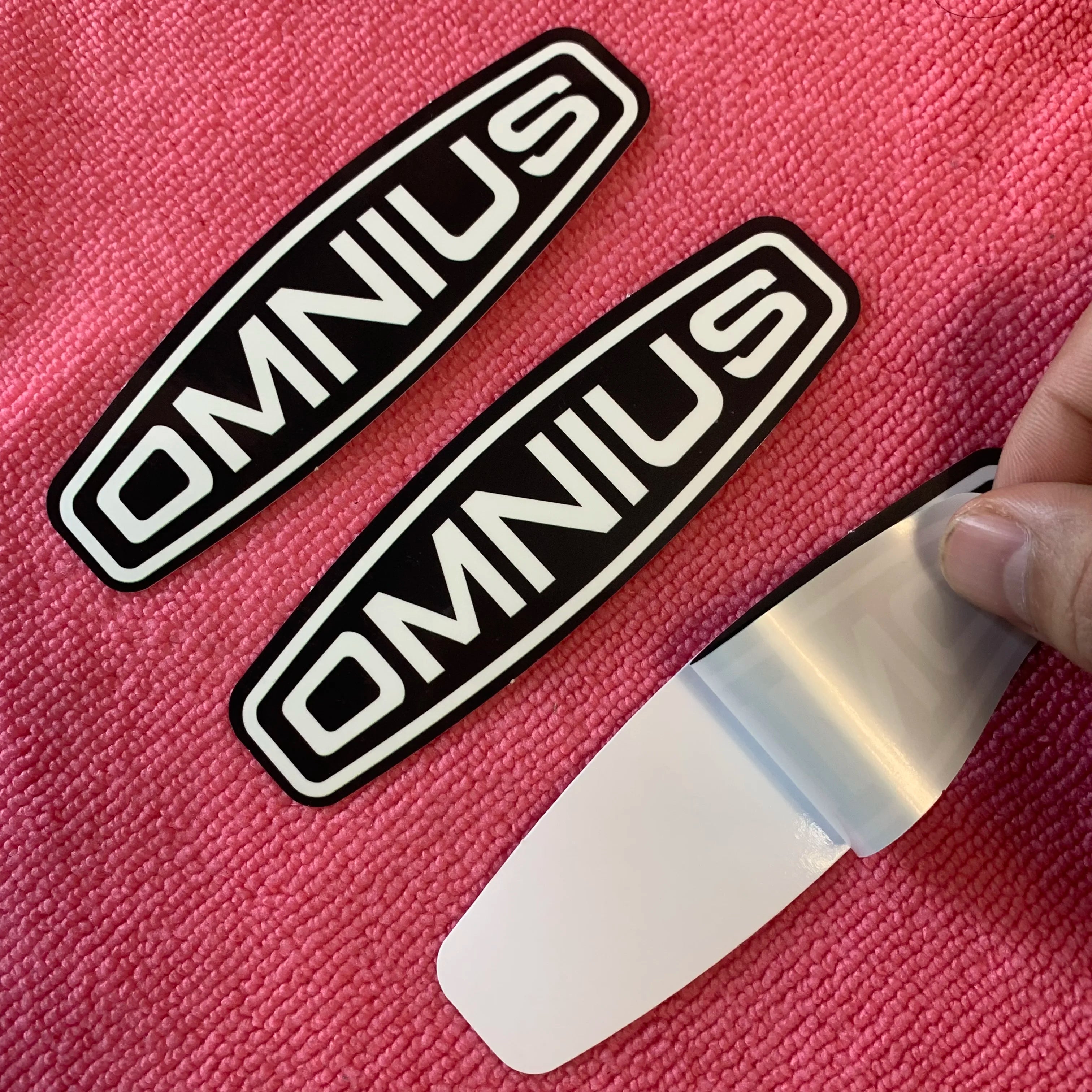 Easy Peel UV Resist Durable Waterproof Vinyl logo Stickerdie Cut Self-adhesive PVC Plastic Sticker