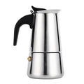 Italian Coffee Maker Electric Moka Pot Induction Coffee Pot Stainless Steel Stovetop Moka Pot Espresso