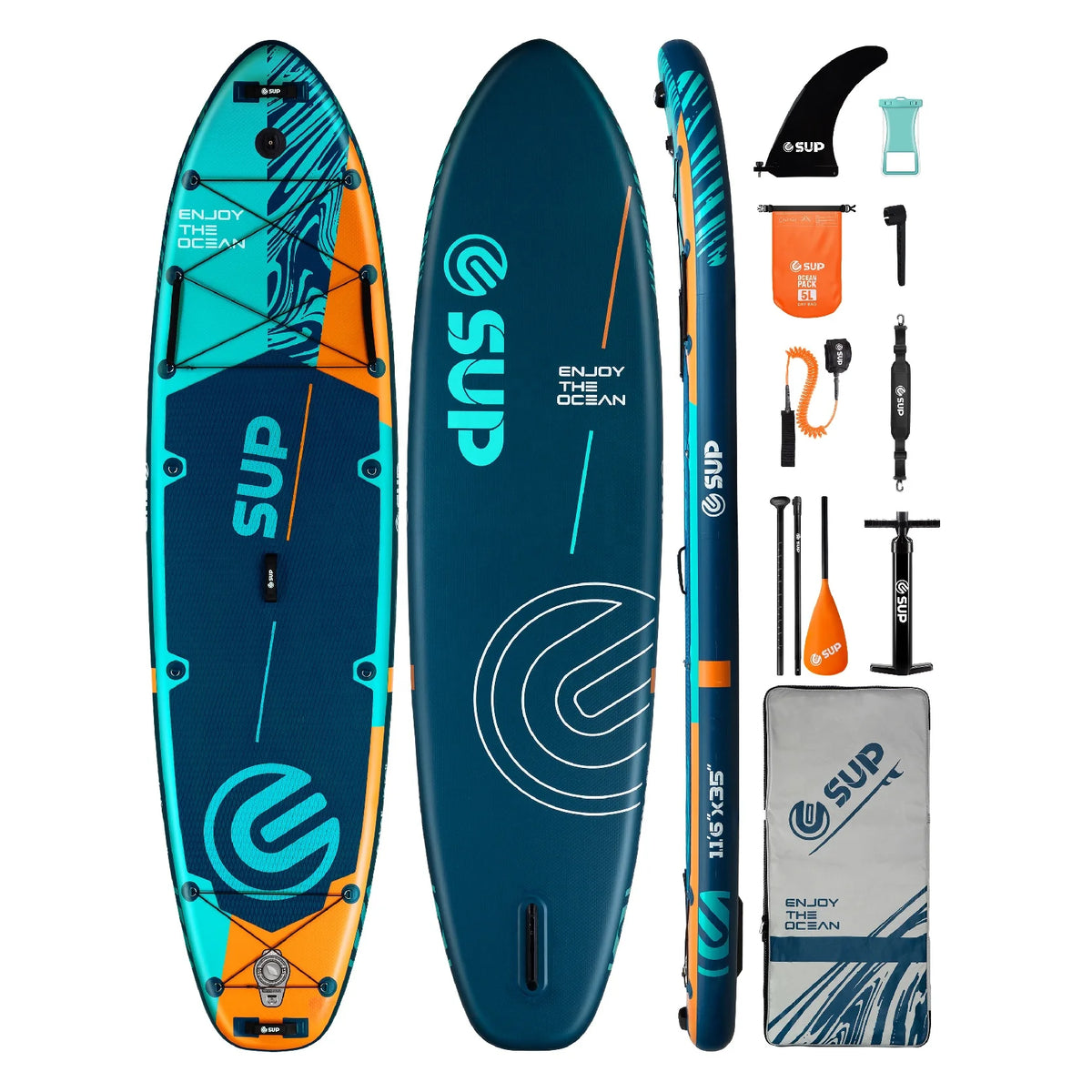 ESUP CE 11'6 Ultra Stable All-Round Inflatable Stand up Paddle Boards for Beginners Wholesale Drop Stitch Sap Board