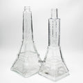 Wholesale Factory Price High Quality 500ml/700ml/750 Unique Tower Shape Glass Bottle for Whisky Vodka Brandy Spirits with Cork