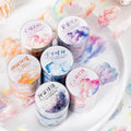 2M/Roll PET Tape a Cloud Series Cloud Theme Material Decoration Stickers