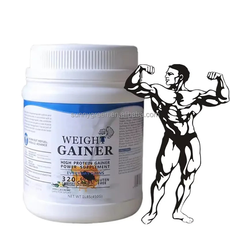 OEM/ODM/OBM High Quality High Protein Sports Supplements Muscle Gainer Powder Weight Gainer Muscle Growth Whey Protein Powder