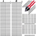Swage Lag Screws Left Right Handed Thread Wood Post T316 Stainless Steel Stair Deck Cable Railing Hardware System