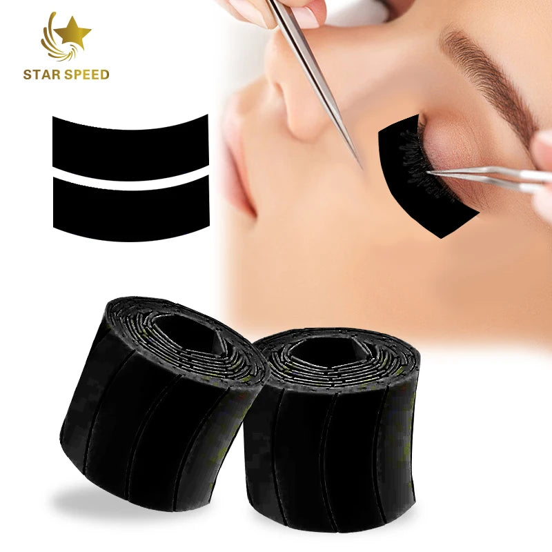 UV LED Lash Extension Use Black Foam Eye Pads Eye Patches Roll for UV Lash Extension