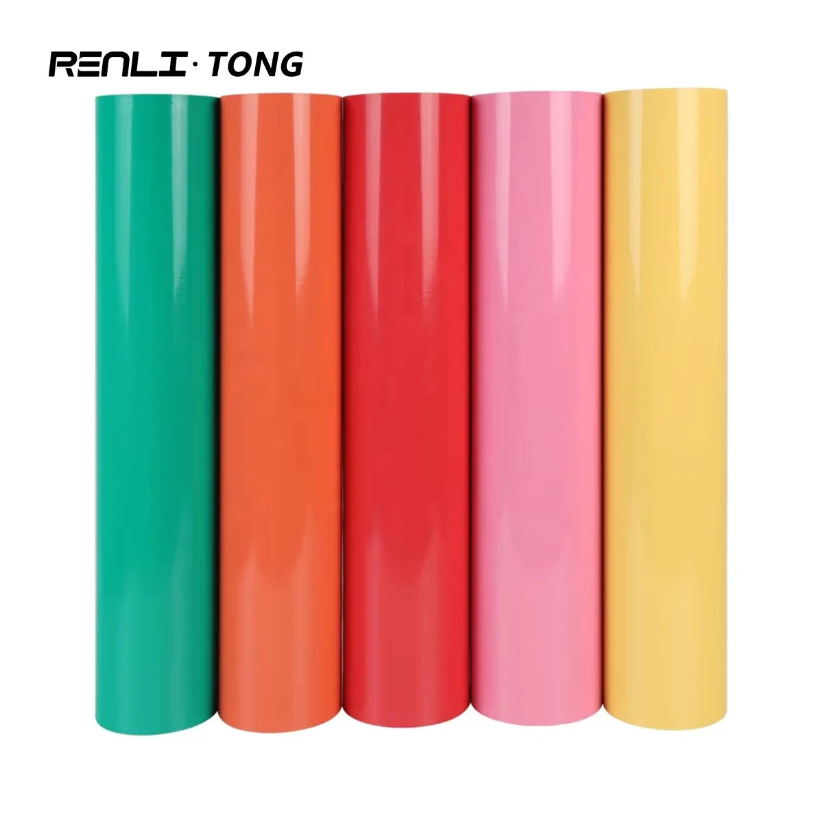 Renlitong Manufacturers Textile Custom Pu Flock Cutting Htv Flock Heat Transfer Vinyl Iron on Vinyl for t Shirts
