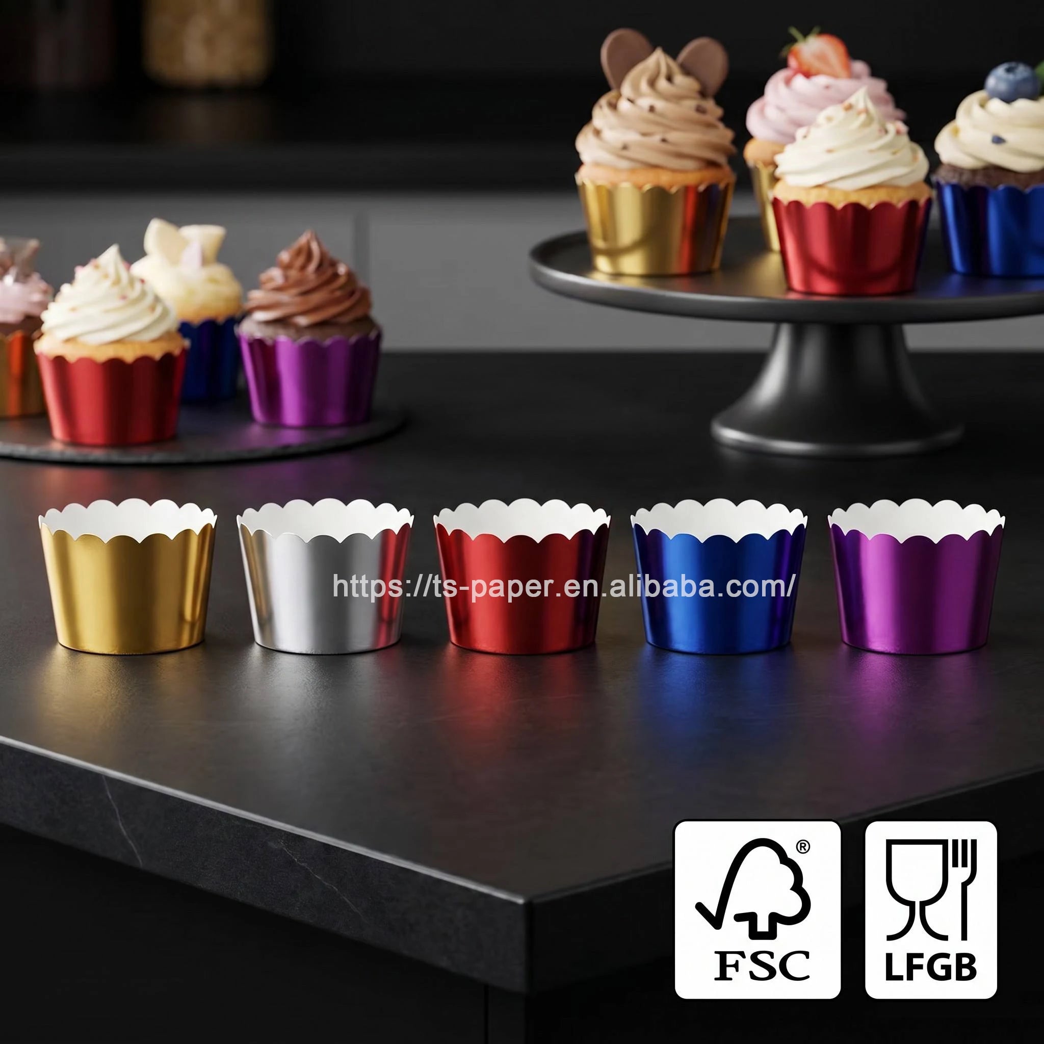 Wholesale Mould Disposable Wrapping Paper Glutinous Rice Paste Oil Non-stick Baked Snow Cake Holder Rigid Boxes Muffin Cups