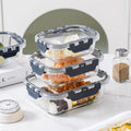OWNSWING Food Storage Containers for Lunches Glass Meal Prep Containers Pantry Kitchen Storage Containers With Lid