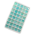 Natural Amazonite Clover Flower Stone With 1mm Drilled Hole Beads Gemstones for Necklace Jewelry