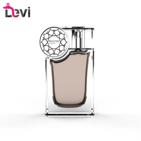 Devi New Design Square Glass Perfume Bottles 100ml Luxury Carton Packaging Empty Container Spray Fragrance Atomizer Refillable