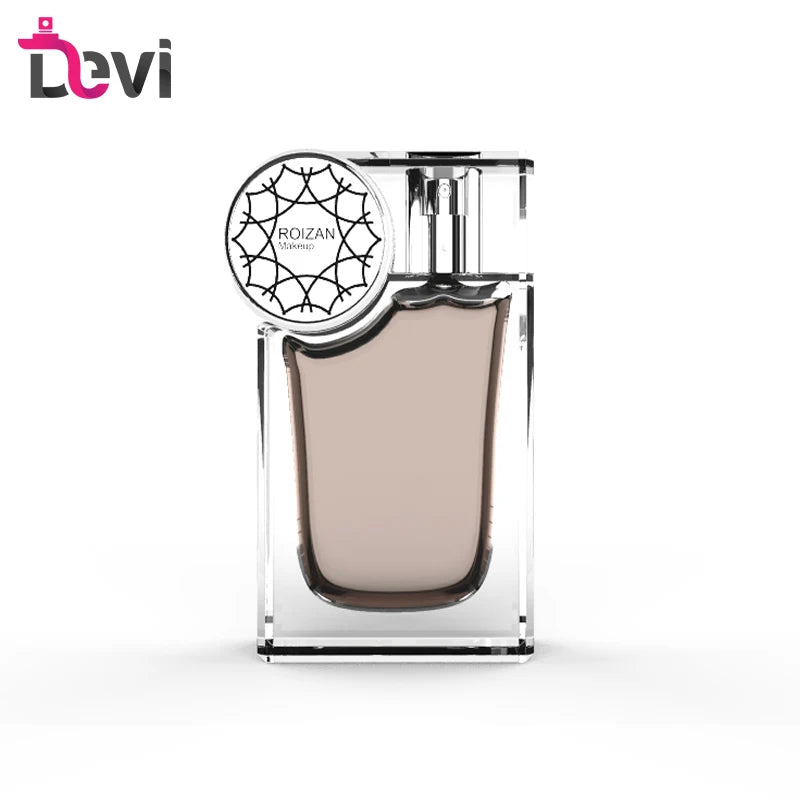 Devi New Design Square Glass Perfume Bottles 100ml Luxury Carton Packaging Empty Container Spray Fragrance Atomizer Refillable