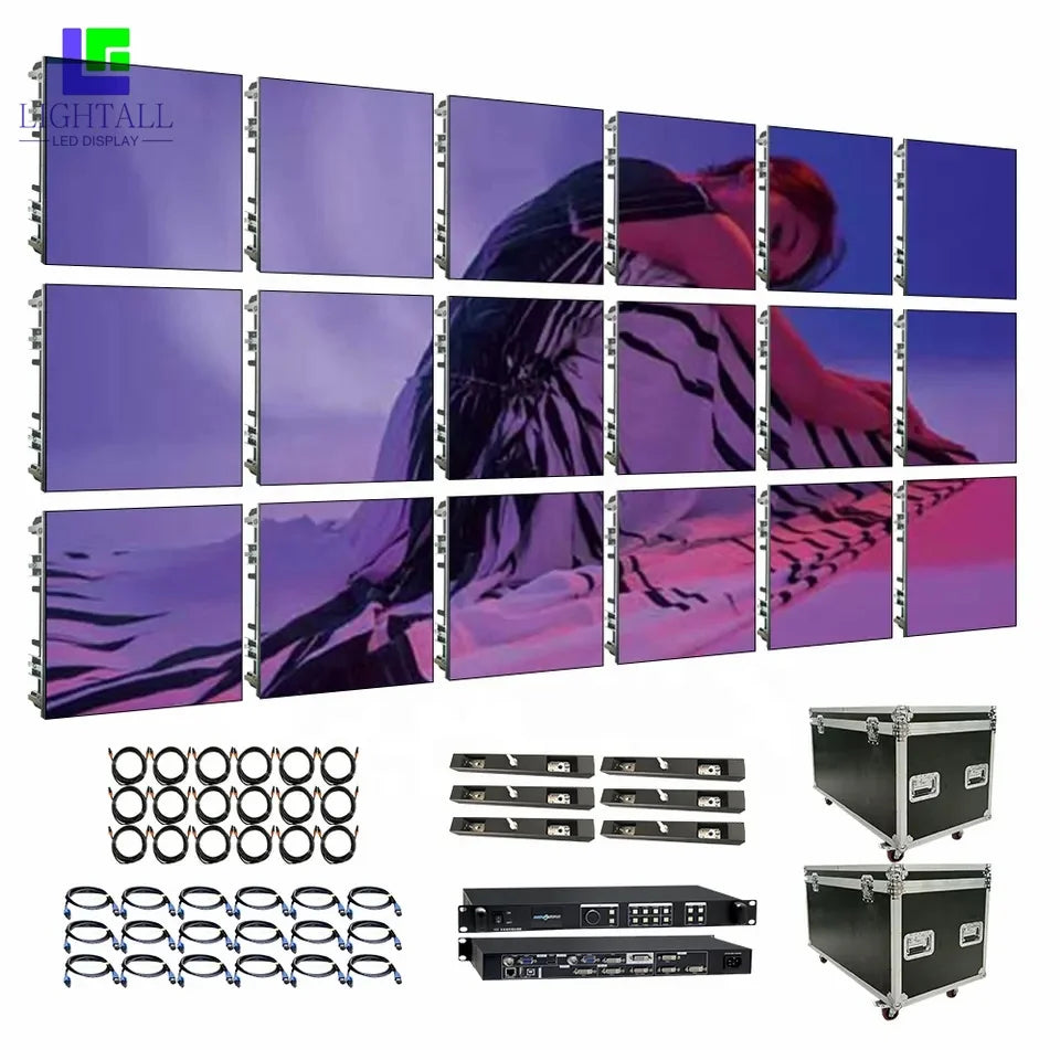 Turnkey 500x500mm Hd Indoor Outdoor Giant Events Led Video Wall P1.2 P1.5 Stage Rental Led Screen Display