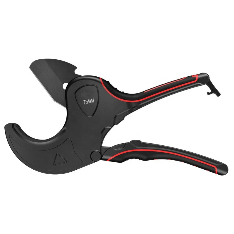 Probon Automatic PTFE Coated Stainless Steel Blade Ratcheting Plastic Pipe Cutter PVC Pipe Cutter