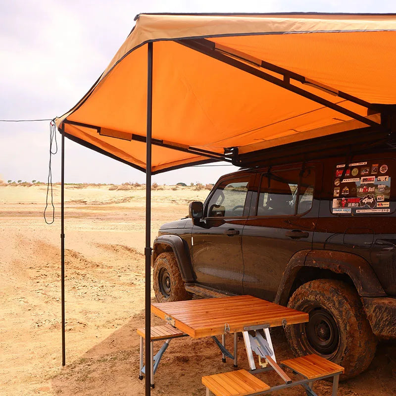 Offroad 4x4 Outdoor Camping Summer Tent Car Awning Oxford Fabric 270 Opening Waterproof for Nissan Patrol Y61 Y62 Navara