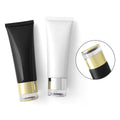 Frost Shiny Black White PE Plastic Squeeze Tube Toothpaste Hose Facial Cleanser Bottle Skin Care Sunscreen Cosmetic Packaging