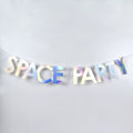 Pafu Srocket Universe Star Birthday Decoration Alien Boys Party Decoration Space Party Banner