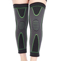 Long Breathable Compression Sports Elastic Nylon Full Leg Warmer Knee Brace Sleeves Support Pad