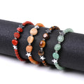 New Wholesale Christian Fashion Unisex Adjustable Natural Chip Crystal Healing Stone Bracelet Jewelry for Anniversary Gift