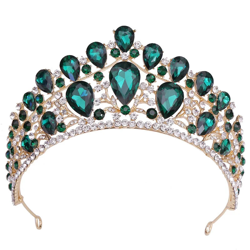 Wholesale Rhinestone Wedding Bride Crown Girls Princess Elegant Crown