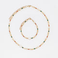 MAIOU Vintage Natural Shell Beads Pearl Necklace & Bracelet Set-Wedding & Party Gift