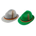 Nicky Bigs Novelties Adult Oktoberfest Hat German Bavarian Swiss Dress up Felt Alpine Hats Tyrolean Lederhosen Costume Fedora