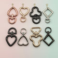 Zinc Alloy Flower Shape Swivel Snap Hook Metal Accessories Trigger Spring Snap Hook for Special Bag Parts & Accessories