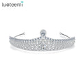 LUOTEEMI Wedding Tiaras and Crown Bridal Tiara Pageant Crowns Luxury Princess Head Imperial Crown Wholesale