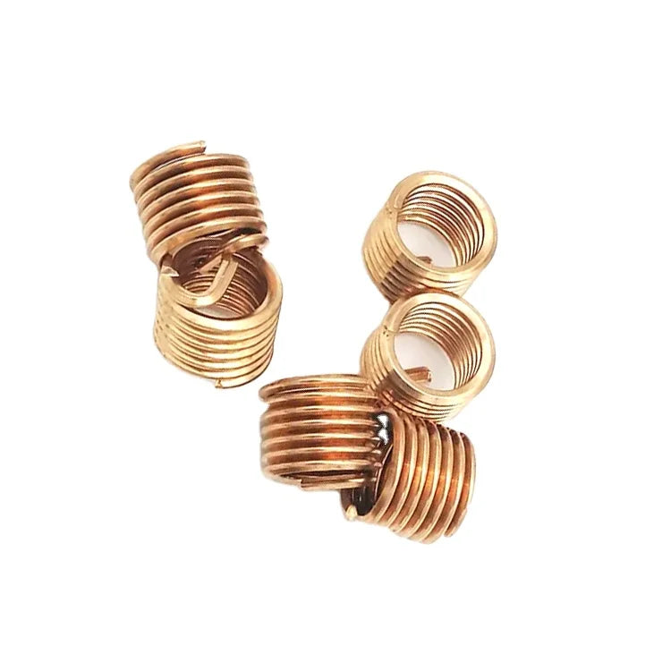 M6*1*1.5D Metric for Type Phosphor Bronze Steel Wire Thread Insert Natural Surface Fasteners