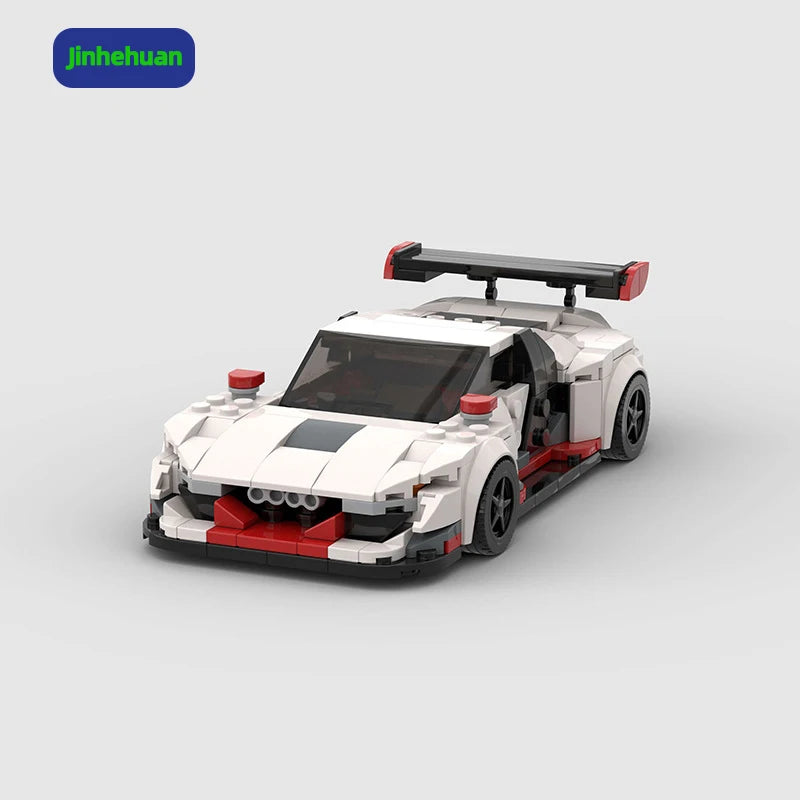 Classic Best Price Brick Set Kids White Supercar Building Blocks Model for Girl Gift Building Block Sets Car