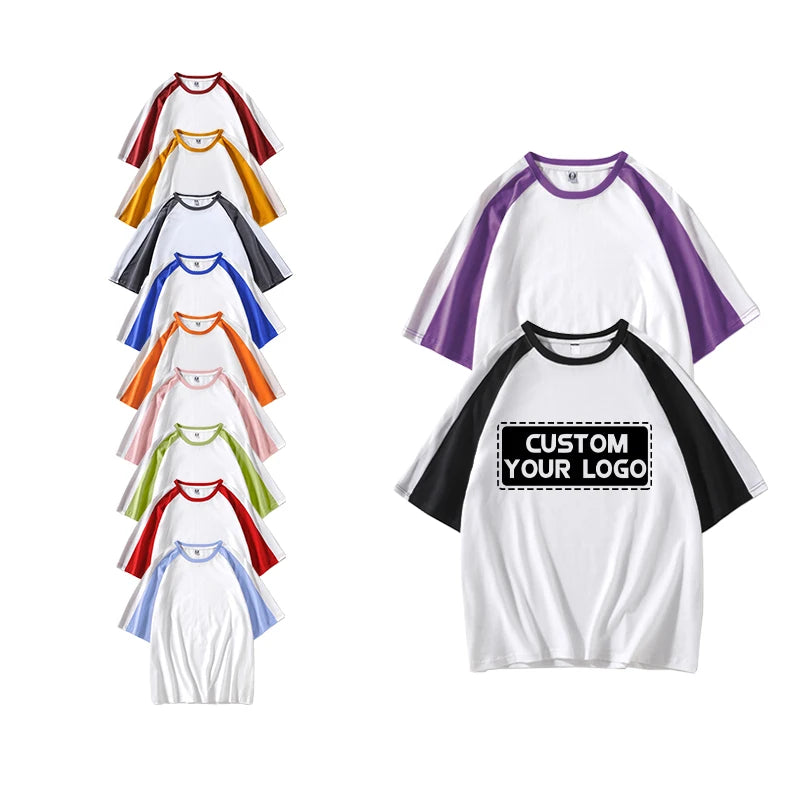 Wholesale New Design 100% Cotton T-shirt Homme Blanc Heavy Weight T Shirt Streetwear Plane  T Shirt