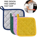 Custom Logo  Silver-plated square Placemat coaster Oven Heat-resistant Pad High-temperature Resistant Pad Heat-proof Pad