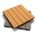 Free Maintenance Injection Composite 300*300 mm Diy Interlocking Wpc Tile Wpc Decking Tiles for Outdoor XF-N001 300*300*25 mm