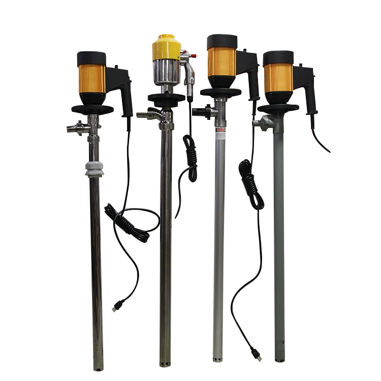 Shanghai HD Series Electric Chemical Drum Oil Pump With Flow Meter for Diesel Oil Transfer