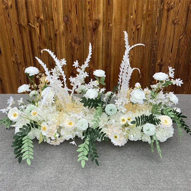YOPIN A09 Wedding Centerpieces Events Flower Row Wedding Flower Table Runner