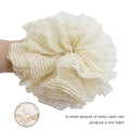 Wholesale Natural Ramie Mesh Loofah Sponge Factory Direct Bath Scrubs and Soap Flower Body Exfoliating Shower Ball