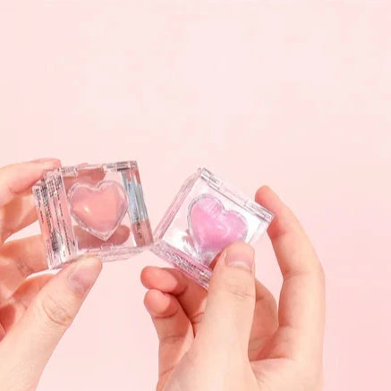 Private Label Vegan Overnight Moisturizing Repairing Heart Shape Jelly Lip Balms