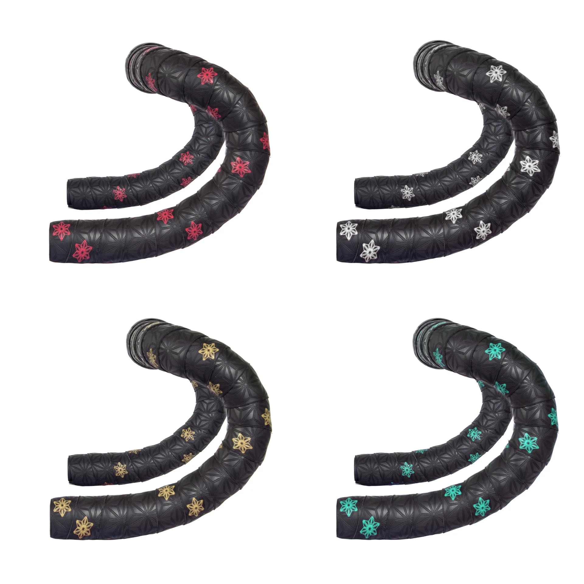 Chrysanthemum Road Bike Handlebar Tape Bicycle Anti-Slip Sweat-Absorbing Shock-Absorbing Two-Color Bent Fixed Gear