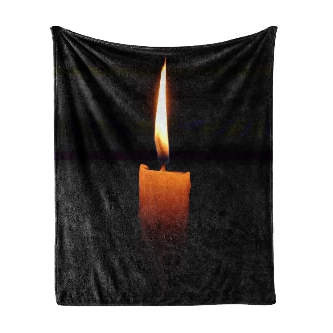Free Sample Custom Soft Microplush Sherpa Flannel Throw Blankets Plain Style for Winter Home Use Woven Technique