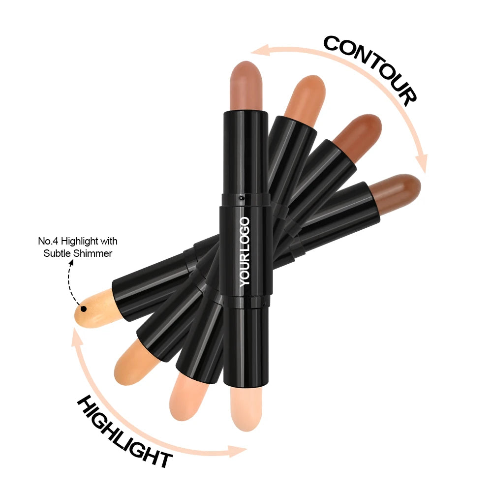 Wholesale 4-Color High-Coverage Mineral Balm Concealer Stick Waterproof Long-Lasting Lightweight Contour Concealer
