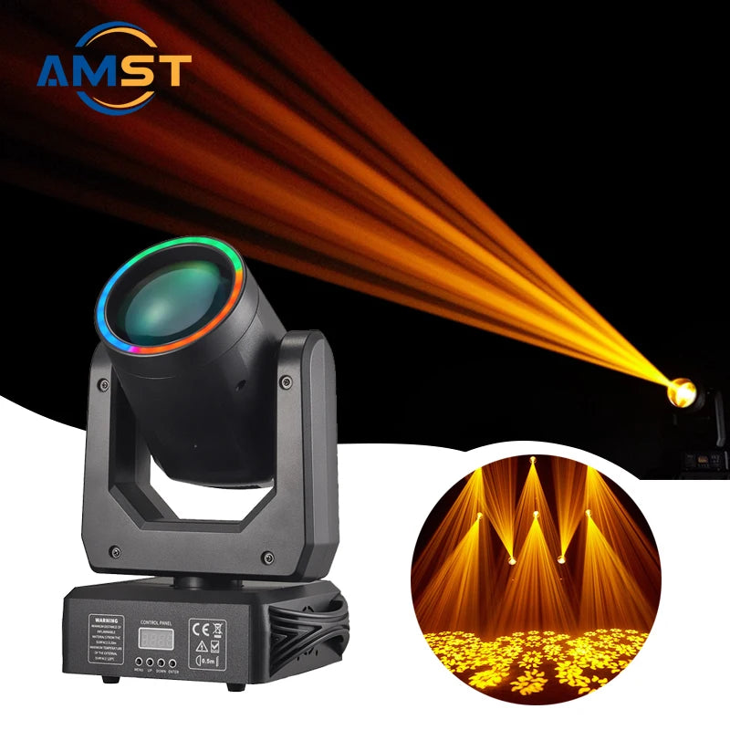 Professional 150W LED Moving Head Light DMX512 Control Mini Stage Lights for DJ Party