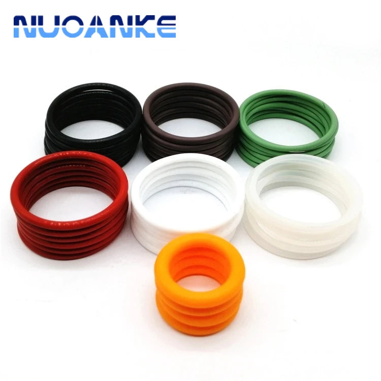 Customize and Standard Size AS568 Oring Rubber NBR Nitrile FKM FPM PU HNBR EPDM Silicone O Ring Seal
