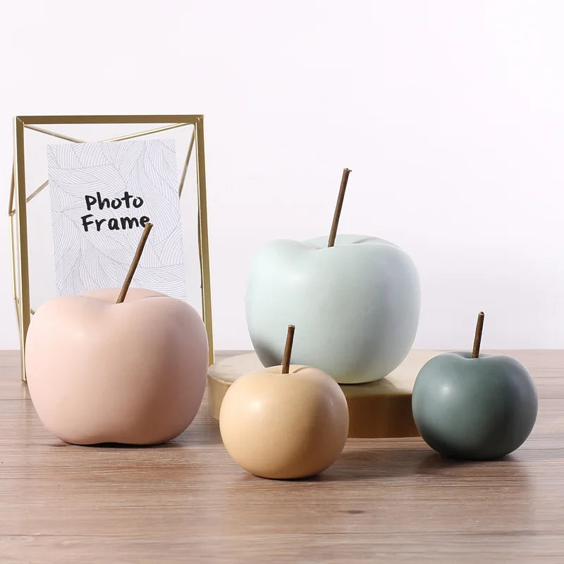 Creative Modern Ceramic Decorative Apples for Wedding Back to School & Anniversary Home Decor