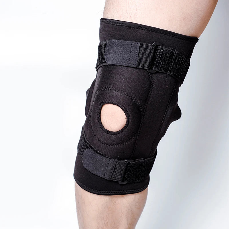 Best Compression Knee Sleeve for Men & Women-Bamboo Charcoal Yarn Non-Slip Running Knee Support with Adjustable Elasticity