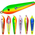 30g Single Hook Large Iron Plate Hook Large Bow Angle Boat Fishing Deep-sea Fishing Big Spoon Fishing Lure