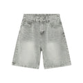 2025 Latest Hot Summer Vintage High Quality Baggy Jeans Jorts Breathable Mid Waist Denim Shorts Pocket Knitted Weaving