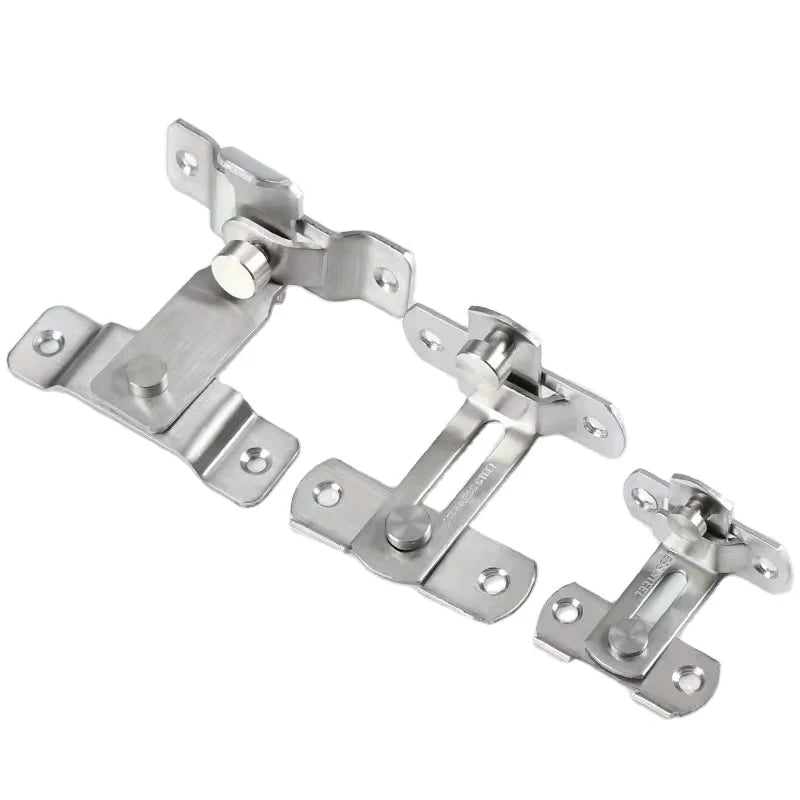 2 Pack Outdoor Wooden Fence Gate Latch Lock Iron and Zinc Plated Galvanized Flip Door Latch for Sliding Gates